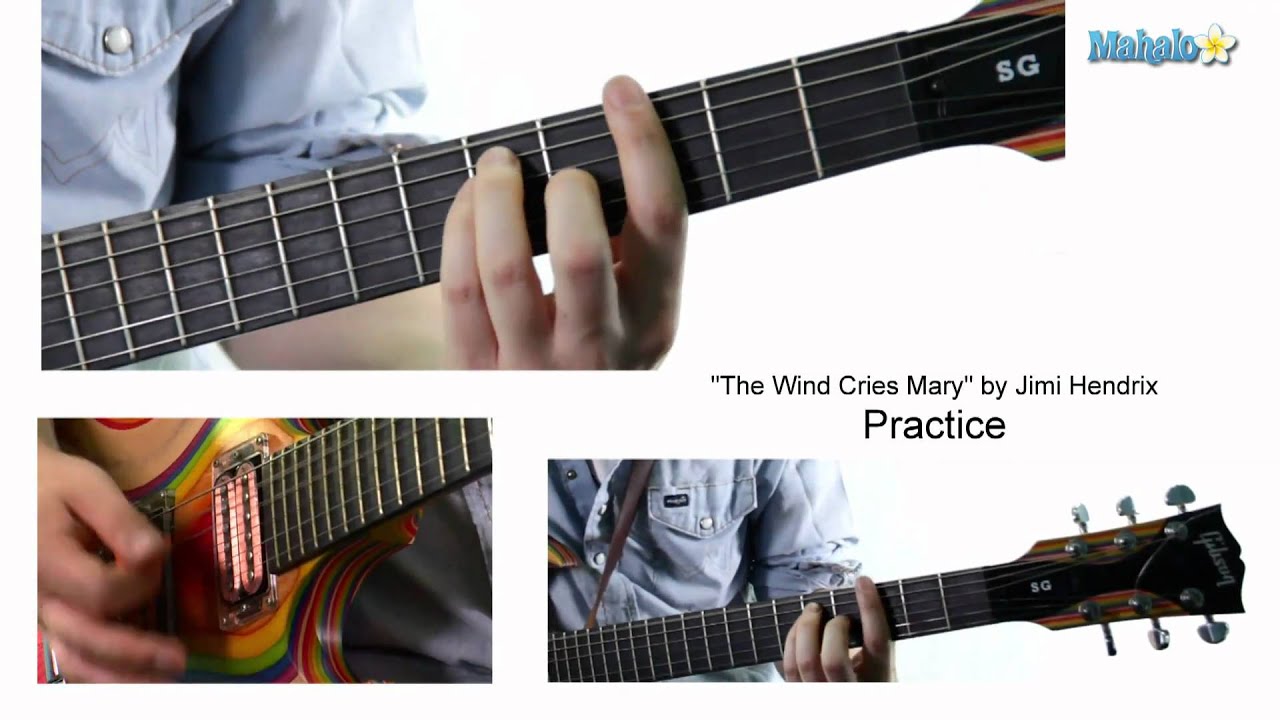 How to Play "The Wind Cries Mary" by Jimi Hendrix on Guitar (Practice