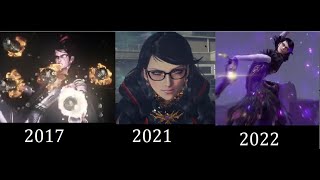 Evolution of Bayonetta 3 trailers