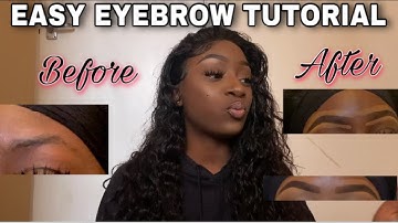 EASY EYEBROW TUTORIAL (BEGINNER FRIENDLY) EVERYTHING YOU NEED TO KNOW ‼️step by step