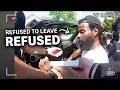 Driver With Warrant Refuses To Get Out — Window Smashed