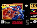 Mega Man 7 SNES 4K60ᶠᵖˢ UHD Longplay Walkthrough Playthrough Movie FULL GAME 