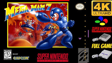 Mega Man 7 | SNES | 4K60ᶠᵖˢ UHD🔴 | Longplay Walkthrough Playthrough Movie FULL GAME
