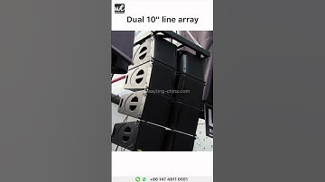 Dual 10" line array speaker