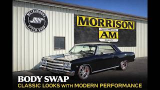 1965 Chevelle body swap onto one of our Art Morrison chassis packages for modern performance.