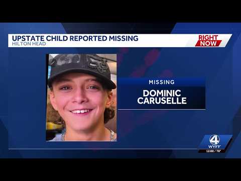 12-year-old boy from Upstate missing on Hilton Head Island, officials say