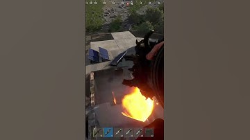 Blowing up rust players with HV rockets #rust #gaming #funnymoments  #streamhighlights