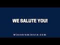 We Salute You! | The Winner's Minute With Mac Hammond