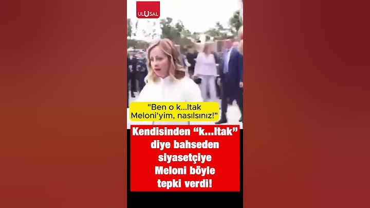 Meloni'nin daha önce kendisine hakaret eden siyasiye tepkisi #shorts #meloni #giorgiameloni #keşfet