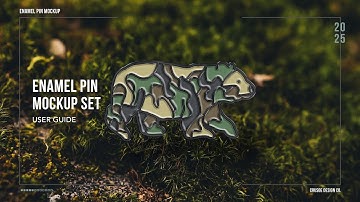 Enamel Pin Mockup Digital Product - User Guide