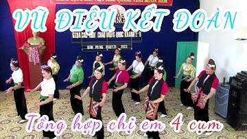 VŨ ĐIỆU KẾT ĐOÀN - TỔNG HỢP ĐỘI VĂN NGHỆ CÁC CỤM BẢN PÚNG CHIỀNG NGẦN - MÚA THÁI ĐẸP NHẤT 2022