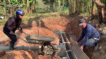 Thò Mí Trí Giúp Hùng Phó Thôn Đổ Giằng Móng Nhà