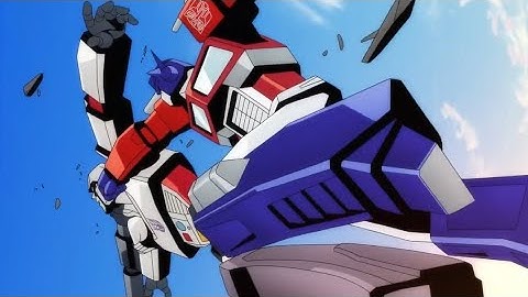 Transformers 40th anniversary animation by Studio TRIGGER with TRANSFORMERS EVO by Jam Project
