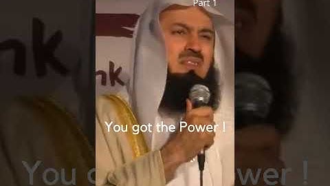 You got the Power! - Part 1 Mufti Menk #shorts #islam #muslim #muftimenk