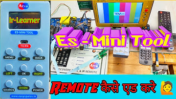 Es-Mini Expert Recovery Tool | IR Transmitter & Receiver | How To Add Remote.