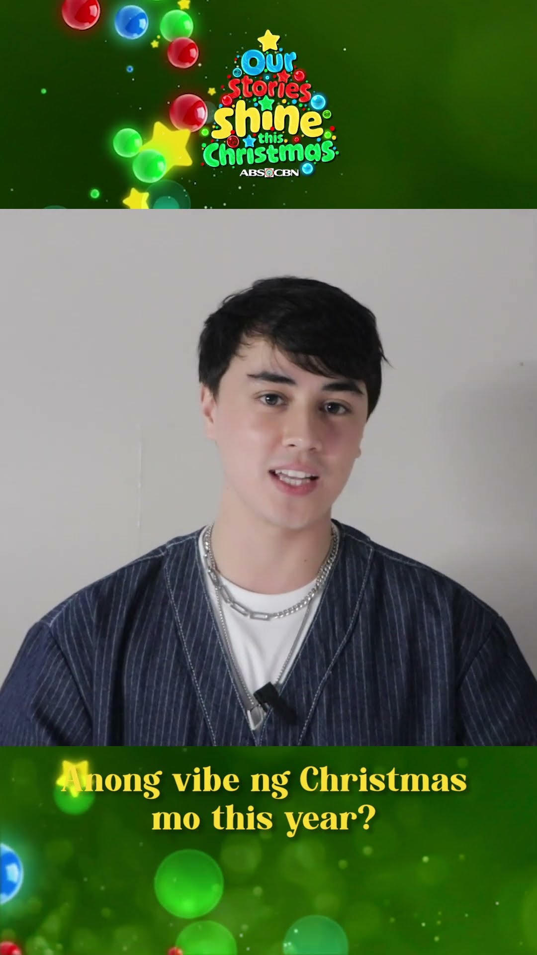 #EdwardBarber reveals his Christmas vibe! #OurStoriesShineThisChristmas #ABSCBNChristmasID2024