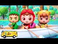 🛶 Row Row Row Your Boat | GoGoBus New Nursery Rhymes | Kids Songs | GoGoBus Official