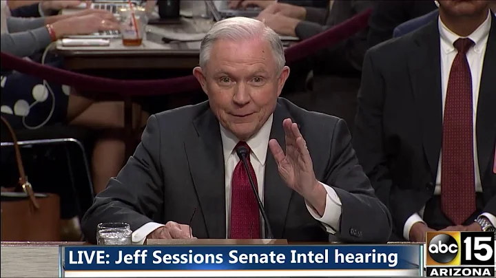 JEFF SESSIONS HEARING: Did COMEY ever express DISCOMFORT to you about interactions with Pres. Trump?
