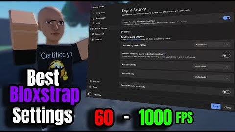 Updated Bloxstrap FFlags 💻🔧 (1000+ FPS🤯) *FPS BOOST AND LOW PING* ✅