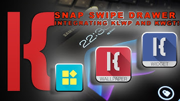 Snap Swipe Drawer - Integrating KLWP and KWGT!