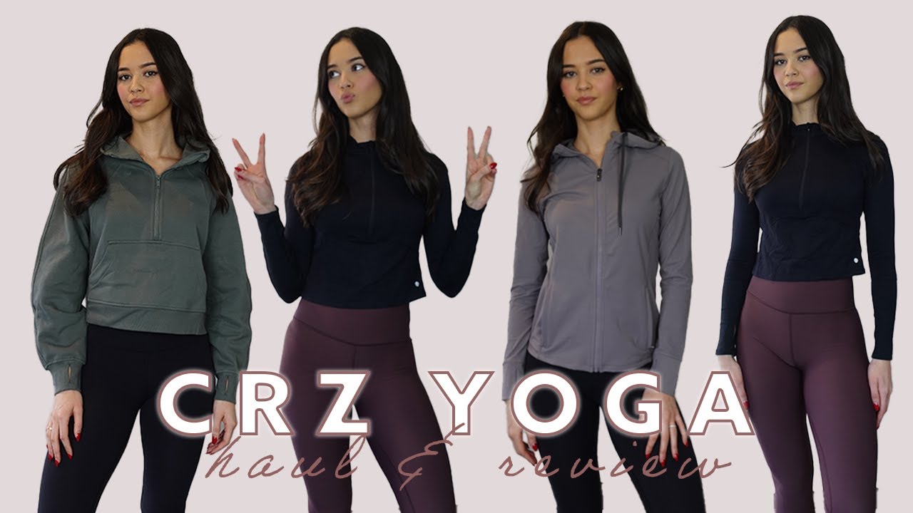 CRZ YOGA HAUL  Lululemon Dupes, Winter Workout Outfits 