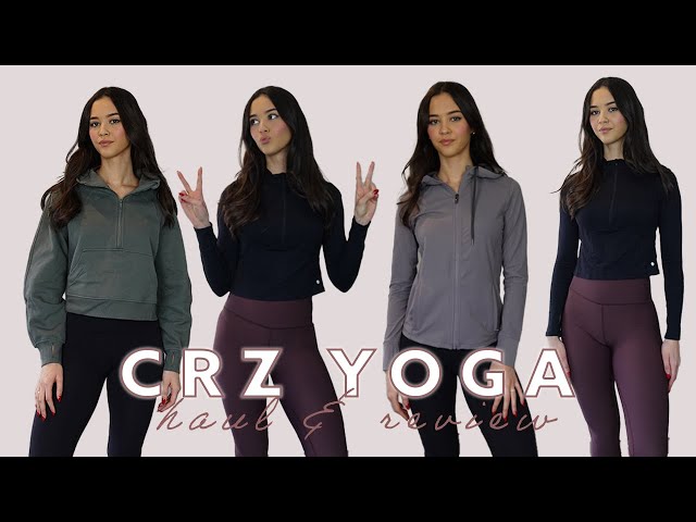 CRZ YOGA HAUL  Lululemon Dupes, Winter Workout Outfits 