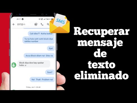 Video: Cómo Recuperar Mensajes En Tu Teléfono