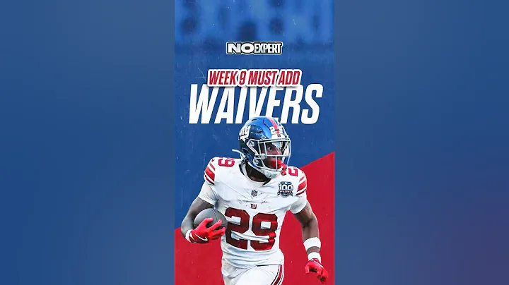 Prioritize These Waiver Wire Studs Ahead of Week 9 #fantasyfootball #fantasyfootballtips #nfl
