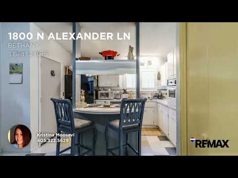 1800 N. Alexander Lane, Bethany, OK home video tour