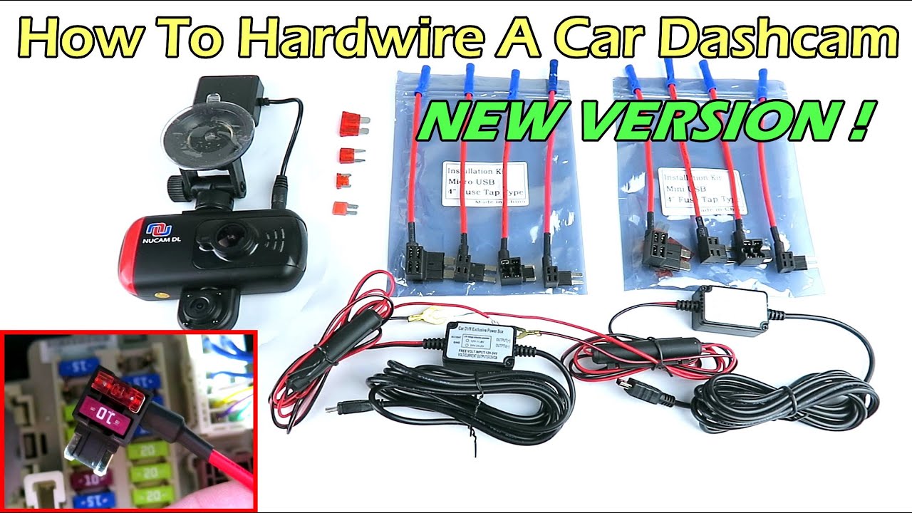 ssontong Dash Cam Hardwire Kit, Mini USB Port with Fuse,Low