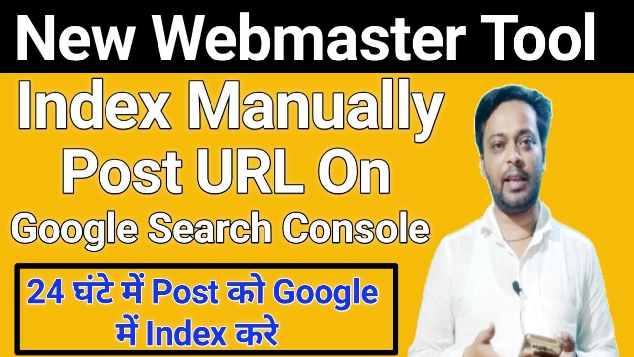 New Webmaster Tool -  Index Manually Blogger Post URL On Google Search Console Full Tutorial In