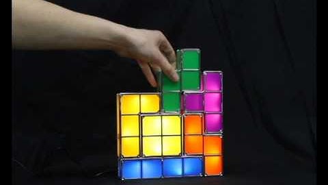 Constructible Tetris Lamp