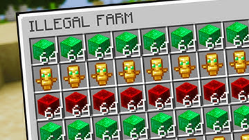 I made an illegal farm in Minecraft…