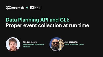 Data Planning API and CLI: Ensure proper event collection at run time