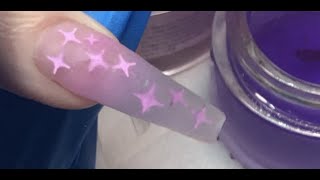 How to: Encapsulate Shiny Star Glitter w Acrylic - Quick Easy Simple