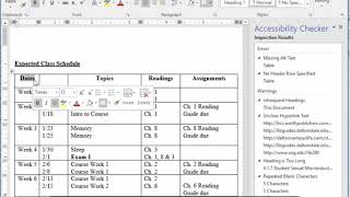 Correcting Merged Table Cell Accessibility Error