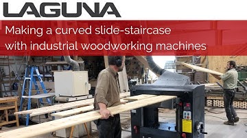 Making a curved slide-staircase with industrial woodworking machines | Customer Stories