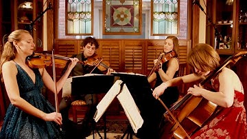 The Venuti String Quartet: Ravel String Quartet mvt. 1 (live video)