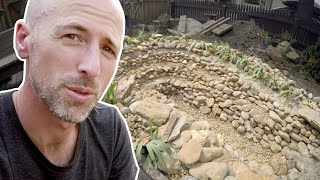 Epic front yard Natural Pond Build: Part 2 by The Bite Sized Garden 1,335 views 3 years ago 12 minutes, 49 seconds