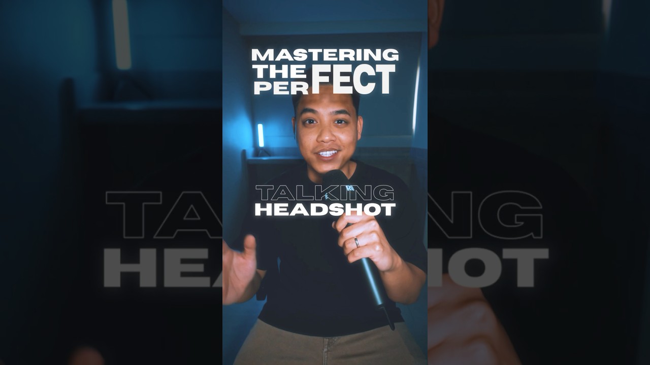 The PERFECT Talking Headshot Setup