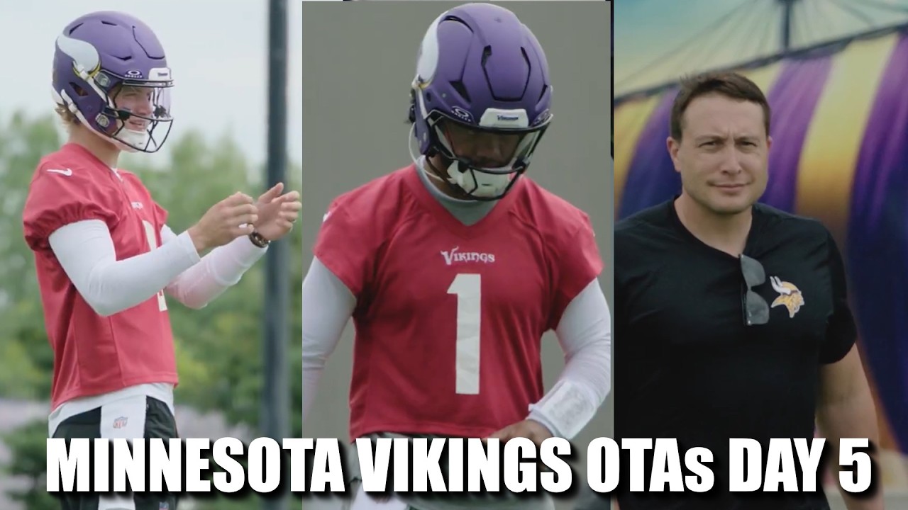 Scenes From Vikings OTA #5 (6?): New GM In the Building!