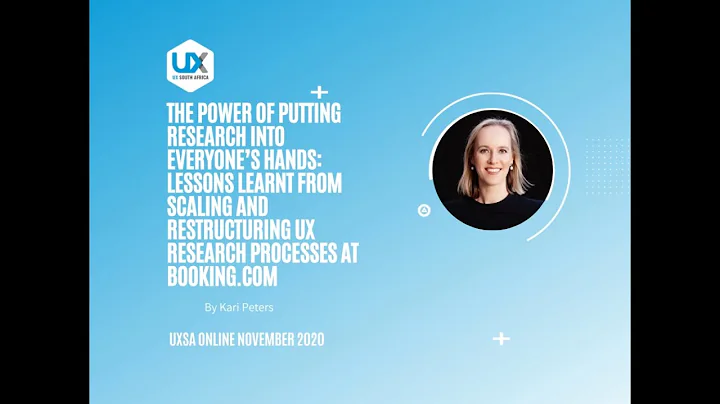 Keynote: Kari Peters:- The power of putting resear...