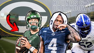 Reaction & Breakdown of EVERY Packers Round 6/7 Draft Picks! Glover, Pratt, King!