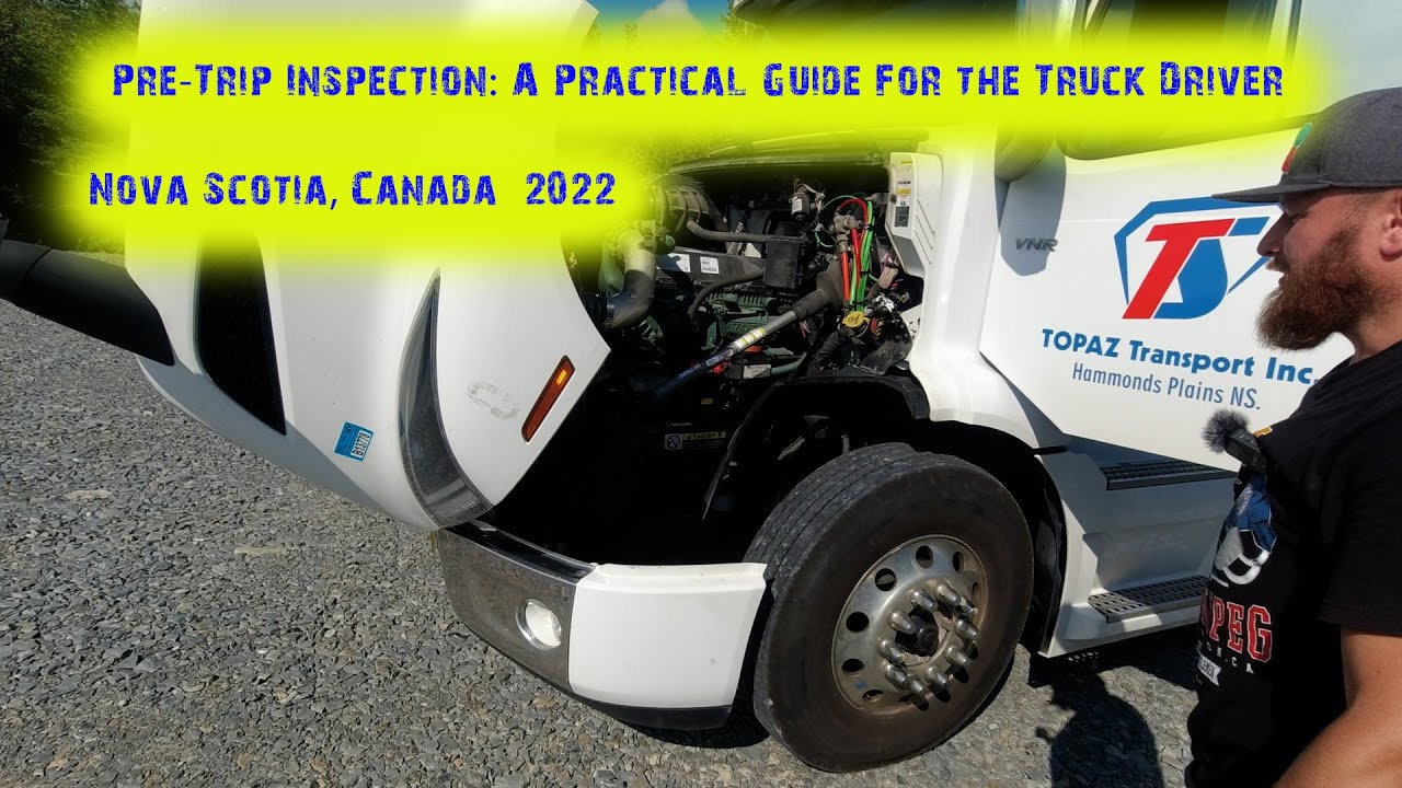 Part 1. How to do a PTI for Truckers in Canada (Pre -Trip Inspection ...