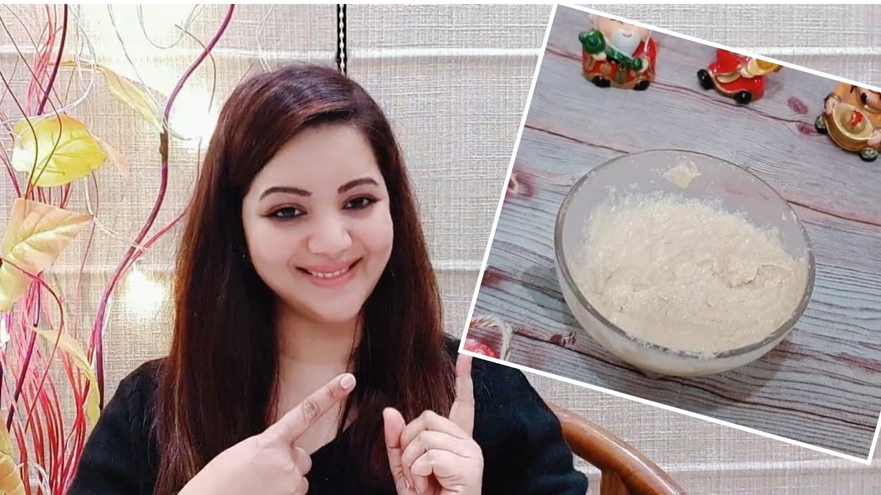 My daily skin care ROUTINEwheat flour(atta)magical skin whitening face mask for clear&spotless