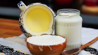 🥛 Sour Milk from Cow's Milk with Polenta🌽, a Creamy Homemade Yogurt | Chef Paul Constantin