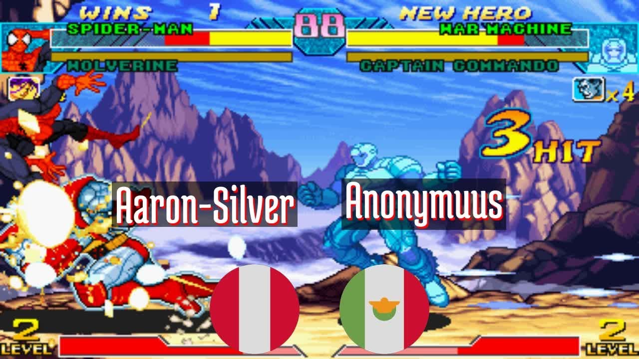 Capcom Aaron FT5 @mvsc: Aaron-Silver (PE) vs Anonymuus (MX) [Marvel vs Capcom ...