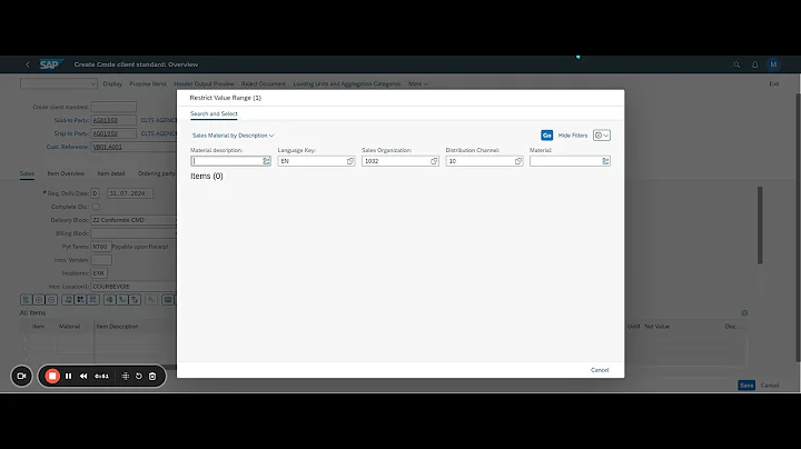 Create sales orders in SAP S 4HANA via Fiori app