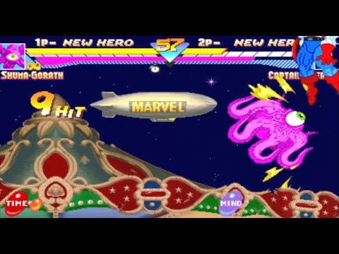Marvel Super Heroes Shuma Gorath Stunt combo 2