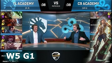 Team Liquid Academy vs Cloud 9 Academy | Week 5 NA Academy League Summer 2018 | TLA vs C9A