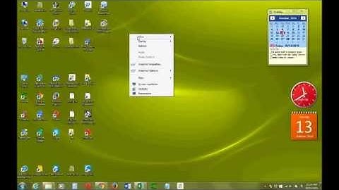 Make your icons on desktop and taskbar smaller or bigger Windows 7